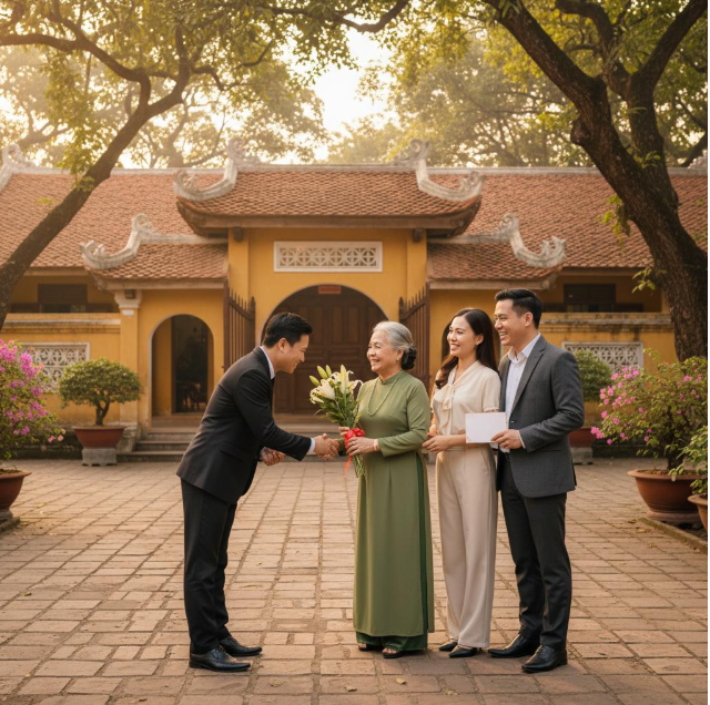 Những buổi gặp mặt ấm cúng là dịp để thầy trò cùng nhau ôn lại kỷ niệm và thắt chặt tình nghĩa.