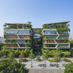 Kiến trúc xanh là giải pháp toàn diện, hài hòa giữa công trình hiện đại và thiên nhiên, kiến tạo không gian sống bền vững.