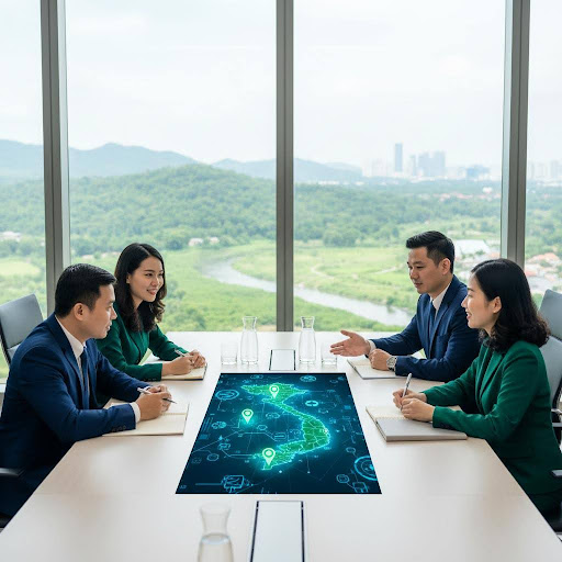 Các chuyên gia Việt Nam hợp tác xây dựng chiến lược triển khai kinh doanh tín chỉ carbon.