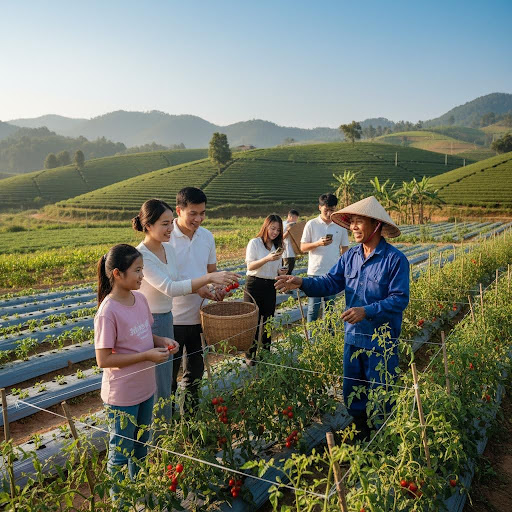 Du lịch nông nghiệp xanh mang đến trải nghiệm gần gũi với thiên nhiên và giáo dục về sản xuất bền vững cho du khách Việt.