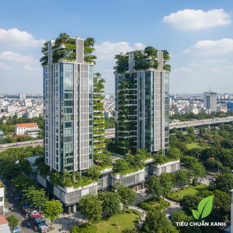 Các công trình xanh tích hợp hài hòa với thiên nhiên, định hình tương lai bền vững cho đô thị Việt Nam.