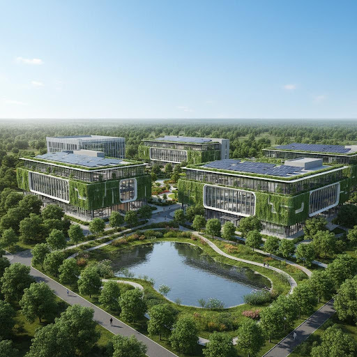 Tương lai của kế toán xanh gắn liền với sự phát triển của các khu công nghiệp bền vững, hài hòa với thiên nhiên.