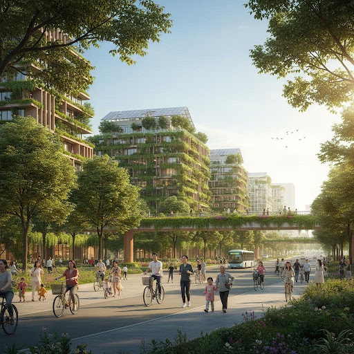 Mục tiêu Net Zero mang lại không khí trong lành và môi trường sống chất lượng hơn cho cộng đồng.