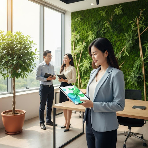 Quản trị nguồn nhân lực xanh (GHRM) tích hợp mục tiêu môi trường vào mọi hoạt động nhân sự để thúc đẩy sự bền vững.
