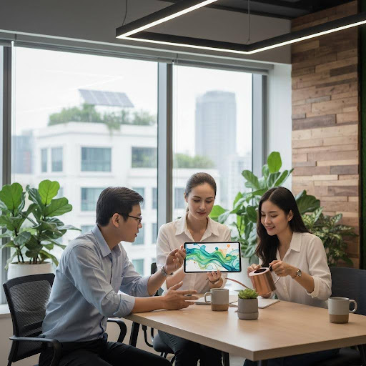 Việc làm xanh thúc đẩy hợp tác và đổi mới để xây dựng một tương lai bền vững.