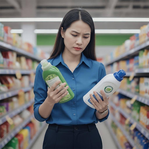 Người tiêu dùng thông thái cần đọc kỹ nhãn mác và tìm hiểu về các chứng nhận uy tín để tránh Greenwashing.