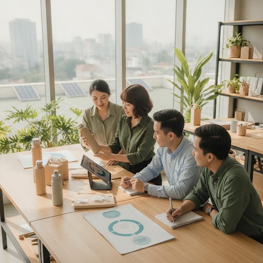 Tiêu dùng xanh thúc đẩy đổi mới kinh tế và tạo ra cơ hội việc làm bền vững cho thế hệ tương lai.